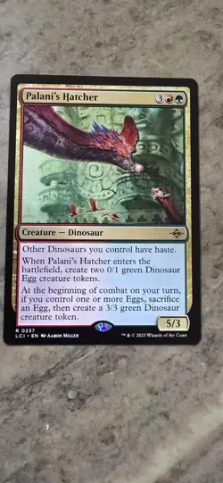 Palani's Hatcher The Lost Caverns of Ixalan Regular Creature Dinosaur Rare MTG - Image 1