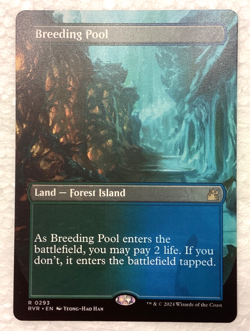 ?? MTG: Breeding Pool (Borderless) Ravnica Remastered Regular - Image 1