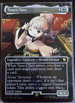Tataru Taru (Borderless) (Chocobo Track Foil) Commander: Final Fantasy Foil - Image 1