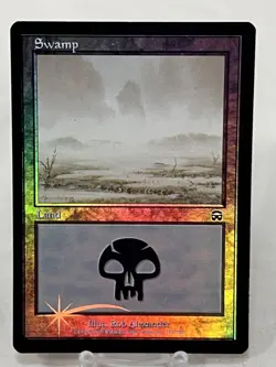Swamp (341) - Mercadian Masques Foil ~LP~ Magic The Gathering MTG - Image 1
