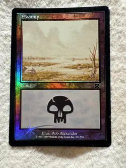 MTG - Swamp (341) - Mercadian Masques - Foil - LP - Free Shipping! - Image 1