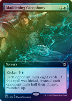 Maddening Cacophony (Extended Art) Foil - Near Mint - MTG Zendikar Rising - ZNR - Image 1