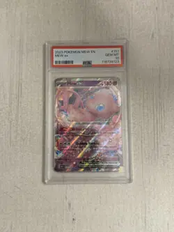 2023 PSA 10 Mew ex 151/165 Double Rare Japanese Pokemon 151 SV2a - Image 1