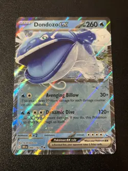 Dondozo Ex 066/182 Double Rare - Pokemon TCG Destined Rivals NM - Image 1