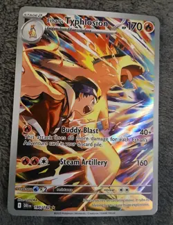 POKEMON TCG Ethan's Typhlosion 190/182 ILLUSTRATION RARE Destined Rivals *MINT* - Image 1