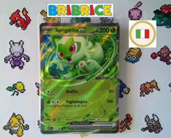 Carte pokemon Poussacha ex Sprigatito ex SVP PROMO 087/220 IT - Image 1