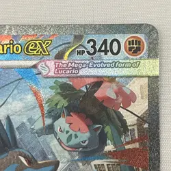 Mega Lucario ex 179/132 Me01: Mega Evolution Holo Near NM/LP Pokemon TCG - Image 5