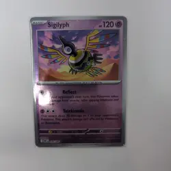 Pokemon TCG Sigilyph Masterball Reverse Holo- 038/086 Black Bolt English - Image 2