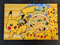 Pikachu mimikyu friend's Pokemon center Online post card Japanese 2020 - Image 1