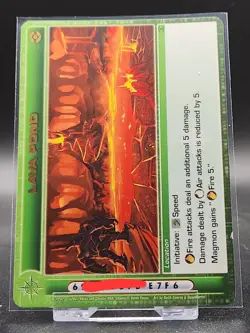 Chaotic Card : Lava Pond Dawn Of Perim Dop First Edition Rare Location - Image 1
