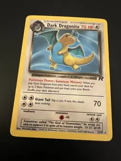 Dark Dragonite 22/82 Team Rocket Unlimited 2000 Pokemon Card Rare NM - Image 1