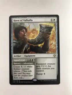 Horn of Valhalla MTG Magic the Gathering Card NM Near Mint CLB - Image 1