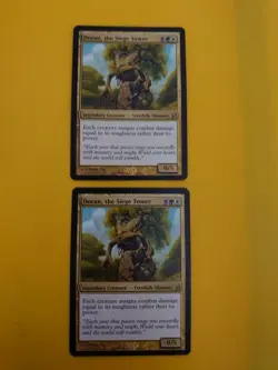 Doran, the Siege Tower x2 Treefilk Shaman MTG rare 2 Card. Lorwyn. - Image 1
