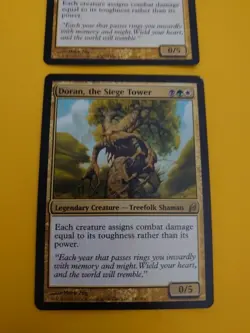 Doran, the Siege Tower x2 Treefilk Shaman MTG rare 2 Card. Lorwyn. - Image 3