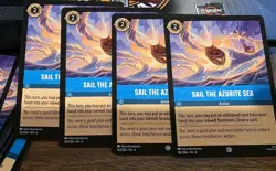 Sail the Azurite Sea 163/204 Playset 4 cards - Azurite Sea Lorcana - Image 1