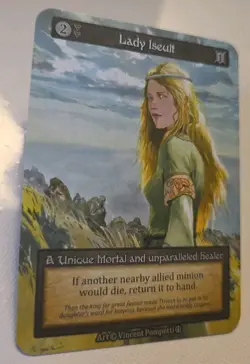 Lady Iseult Arthurian Legends Sorcery TCG NM/M Unique Card NON Foil - Image 3