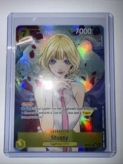 One Piece Card Game TCG Stussy OP13-110 Alt Art M/NM Condition - Image 1