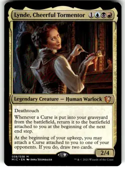MTG Lynde, Cheerful Tormentor NM Commander Innistrad Midnight Hunt MTG - Image 1