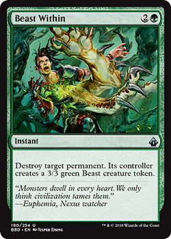 Magic MTG - Beast Within - Battlebond - MINT/NMINT - EN - Image 1