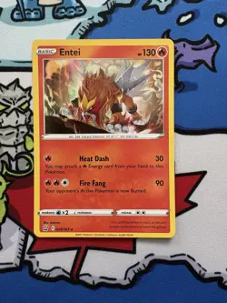 Entei x1 Pokemon TCG Holo Rare Battle Styles # 020/163 - Image 1