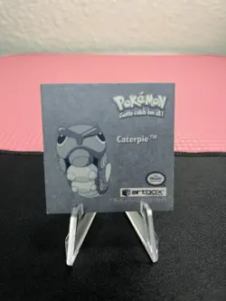 Caterpie PR39 Pokemon Artbox Sticker Prism 1999 Series 1 - Image 2