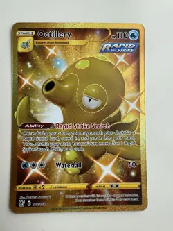 Pokemon TCG Octillery 178/163 Gold Secret Rare Battle Styles NM - Image 1