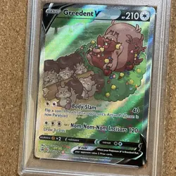 Greedent V - Pokemon 2021 Alt Art 257/264 Fusion Strike - PSA 9 MINT - Image 2