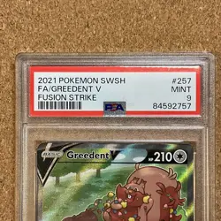 Greedent V - Pokemon 2021 Alt Art 257/264 Fusion Strike - PSA 9 MINT - Image 4