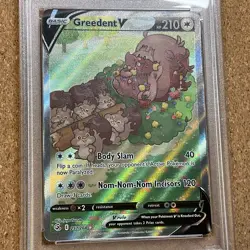 Greedent V - Pokemon 2021 Alt Art 257/264 Fusion Strike - PSA 9 MINT - Image 5