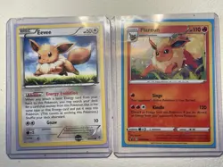 Pokemon TCG Eevee Flareon - Very Good Condition - Eevee 80/111 Flareon SWSH041 - Image 2
