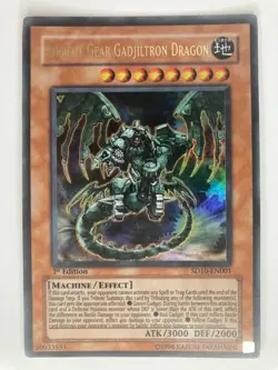 Ancient Gear Gadjiltron Dragon - SD10-EN001 - Ultra Rare - 1st Edition - Image 1