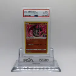 PSA 10 Radiant Charizard 011/078 Pokemon Go Holo Gem Mint Card 2022 - Image 1