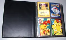 POKEMON Wizards of the coast 1999 binder full w/95 cards many HOLO/FOILS - Image 2