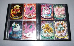 POKEMON Wizards of the coast 1999 binder full w/95 cards many HOLO/FOILS - Image 5