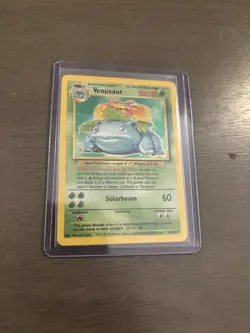 Pokemon TCG Venusaur Base Set Holo Unlimited Rare Card 15/102 - Image 1