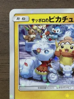 Sapporo's Pikachu 005/SM-P Japanese 2016 Pokemon Center Sapporo Promo Cards 225 - Image 3