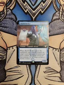 1x Shield Broker Extended Art - NM/M NCC MTG Magic - Image 1