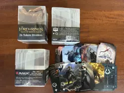 The Lord of The Rings: Tales of Middle-Earth Token Dividers With Deck Box MTG - Image 1
