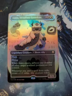 Appa, Steadfast Guardian (Borderless) Avatar: The Last Airbender Foil - Image 1