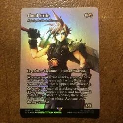 Cloud Strife Najeela, the Blade-Blossom Showcase FOIL FINAL FANTASY NEW NM - Image 1