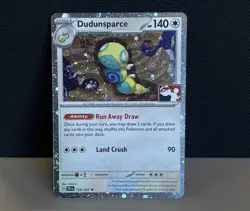 Dudunsparce 129/162 Play! Stamp Series 7 Cosmos Holo Pokemon TCG NM - Image 1