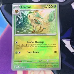 2025 Pokemon TCG Prismatic Evolutions - Leafeon [Poke Ball] #5/131 - NM - Image 1