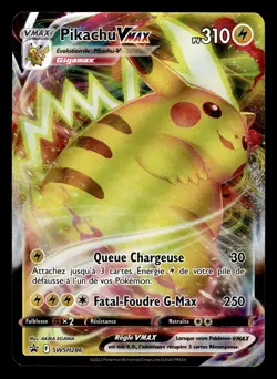 Carte Pokemon PIKACHU SWSH286 PROMO Vmax Ultra Rare Epee et Bouclier FR NEUF - Image 1