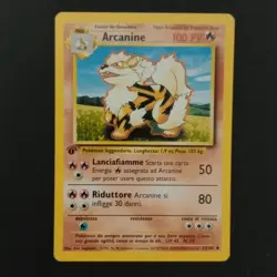 Arcanine Pokemon Base 23/102 | Prima Edizione Italiana 1999-2000 (GAMEFREAK) - Image 1