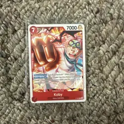 One Piece TCG P-092 Koby Pre Release Promo English Card sealed - Image 1