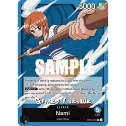 One Piece Card Game ! Nami OP03-040 (Leader) V.1 - Image 1