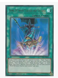 Yugioh Trading Card: Bond Between Teacher And Student DUPO-EN017 UR 1st Ed NM - Image 1