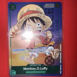 Monkey D. Luffy P-037 One Piece Promo Card TCG 1st Anniversary Stamped Foil NM - Image 1