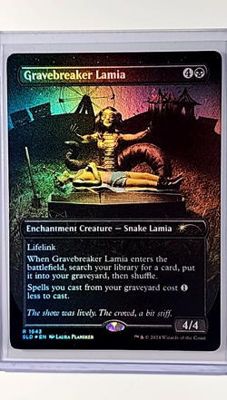 2024 MTG Magic the Gathering SLD Secret Lair Drop Foil #1643 Gravebreaker Lamia - Image 1
