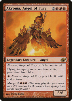 mtg magic akroma angel of fury planar chaos planaire ENGLISH ange de la fureur - Image 1